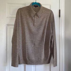 Burberry popover (vintage tag) collar sweater (worn)